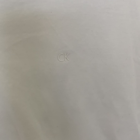 White Calvin Klein V Neck - Picture 3 of 3